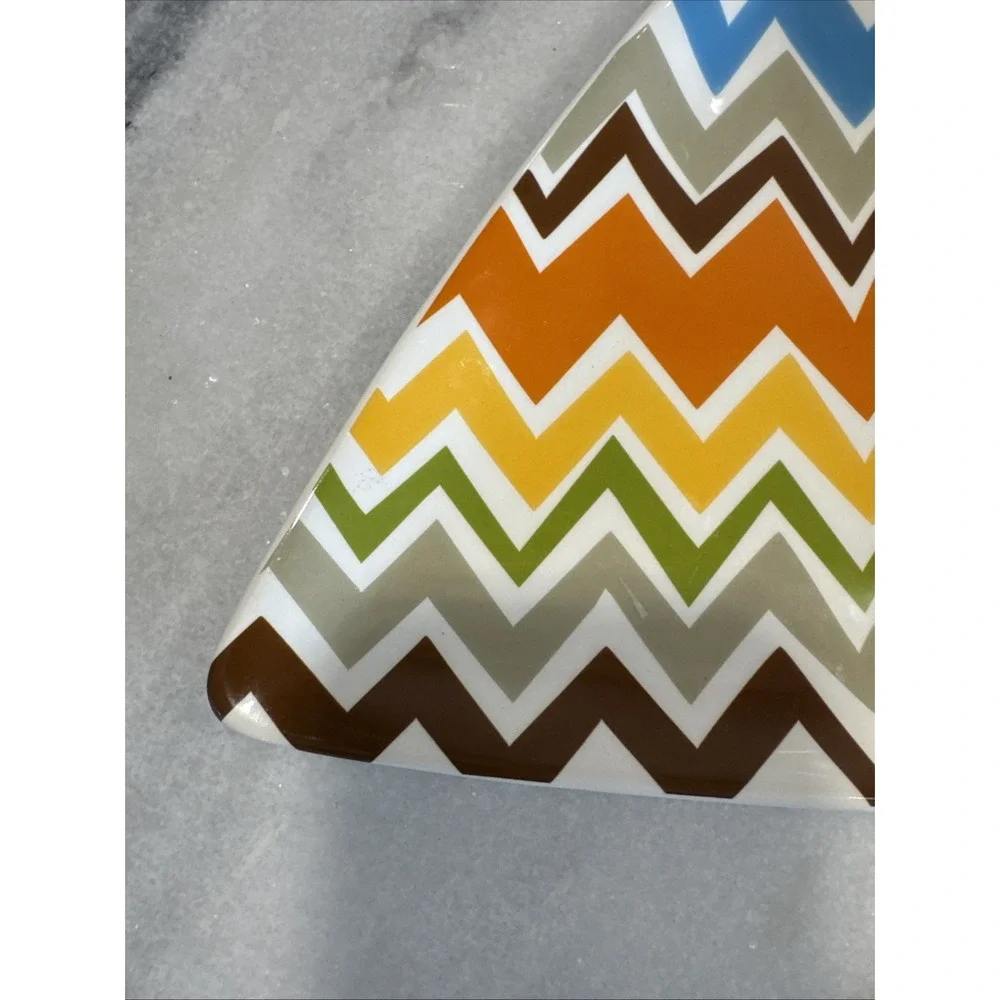 Cotton Colors‎ Triangle Serving Tray Fall Colors